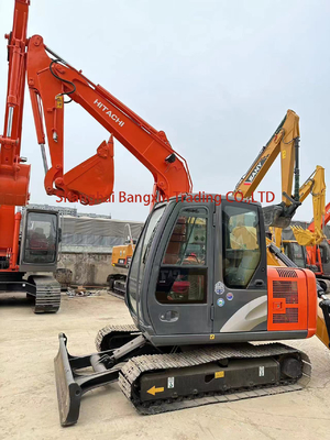 Excavadora mini Hitachi ZX60 de segunda mão com potência forte e estabilidade hidráulica