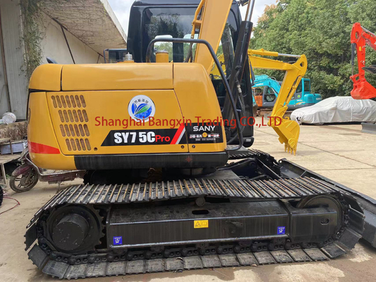 2022 Sany SY75 Excavador de Crawler Usado em Excelente Condição com Capacidade de 0.27 Baldes