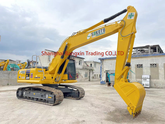 110 K válvula hidráulica usada Komatsu PC210LC-8 escavadeira para projetos de construção