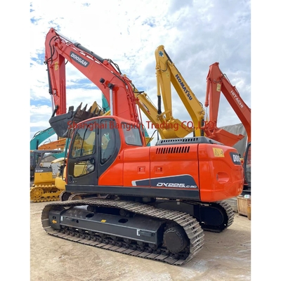 110 k Doosan DX225LC escavadeira de rastreamento escavadeiras usadas Coreia com estabilidade hidráulica