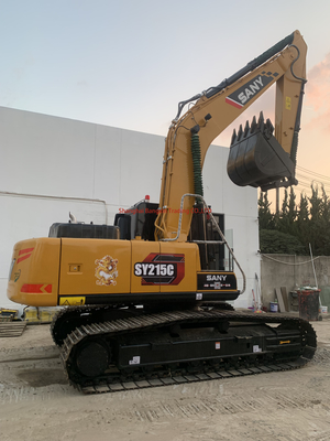 2021 Usado Sany SY215 Crawler Excavator Construção Máquina Excavadora com pós-venda