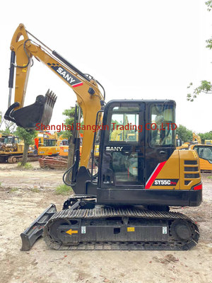 Excavadora Global Sany SY55C com lâmina movediça