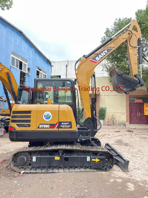 Excavadora Global Sany SY55C com lâmina movediça