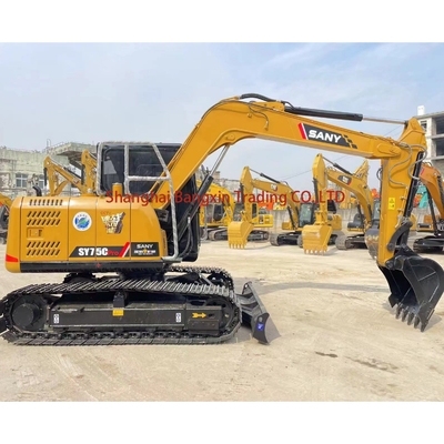 Excavadora usada Sany com cor original e excelente desempenho de trabalho no mercado