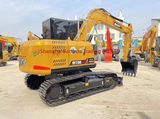 Excavadora usada Sany com cor original e excelente desempenho de trabalho no mercado