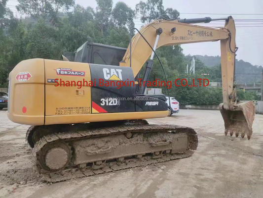 Forte potência e estabilidade hidráulica Utilizada escavadeira Cat 312D2 para excelente eficiência