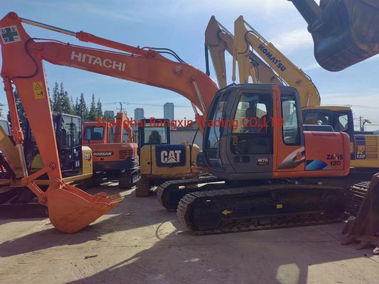 Excavadora Hitachi ZX120 de segunda mão com todas as funções em bom estado de funcionamento