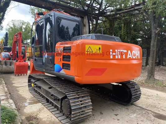 Excavadora Hitachi ZX120 de segunda mão com todas as funções em bom estado de funcionamento