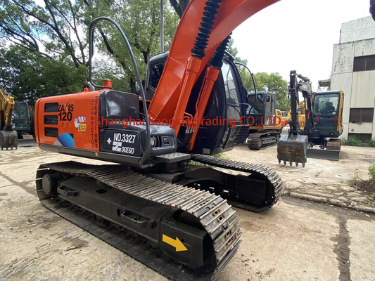 Excavadora Hitachi ZX120 de segunda mão com todas as funções em bom estado de funcionamento