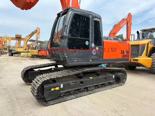 Excavadora usada Hitachi ZX200-HHE com cilindro hidráulico original