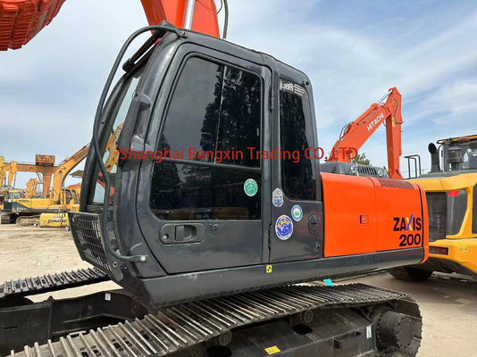 Excavadora usada Hitachi ZX200-HHE com cilindro hidráulico original