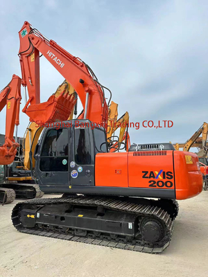 Excavadora usada Hitachi ZX200-HHE com cilindro hidráulico original