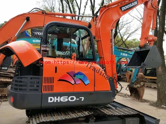 90% DH60-7 Mini Excavator Usado para máquina de construção de escavadeira de rastreador