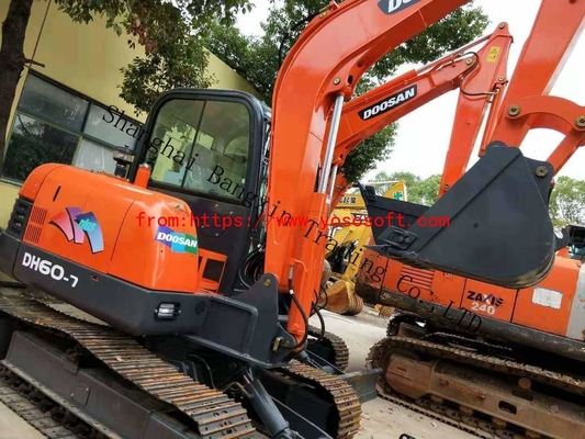 90% DH60-7 Mini Excavator Usado para máquina de construção de escavadeira de rastreador