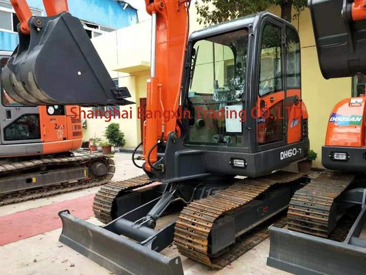 90% DH60-7 Mini Excavator Usado para máquina de construção de escavadeira de rastreador