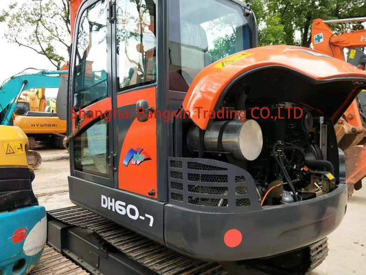 90% DH60-7 Mini Excavator Usado para máquina de construção de escavadeira de rastreador