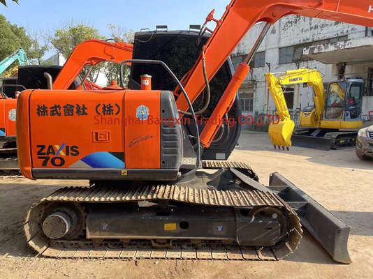 Boa condição Usado Hitachi ZX70 7 Ton Mini Excavator com frete grátis em 2023