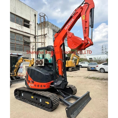 Excavadora de segunda mão Hitachi ZX50-3F com capacidade de 0.2 baldes importada do Japão