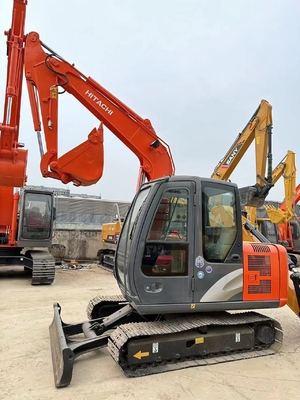 90% usado Hitachi ZX60 mini escavadeira de 6 toneladas feita no Japão para suas necessidades industriais