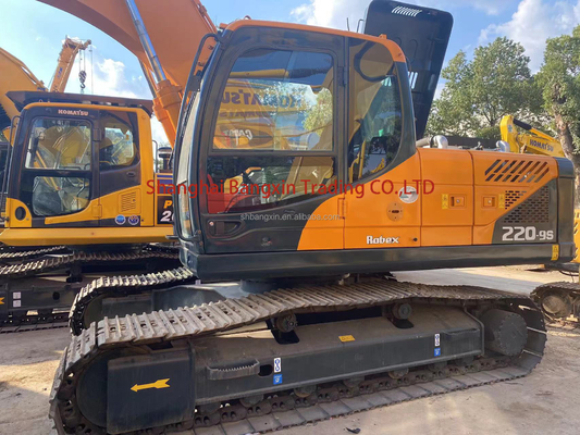 21000 KG peso da máquina 2020 Usado Hyundai 220-9S Crawler Excavator para construção