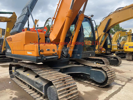 22000 KG peso da máquina usado Hyundai R220-9S escavadeira segunda mão Cummins motor