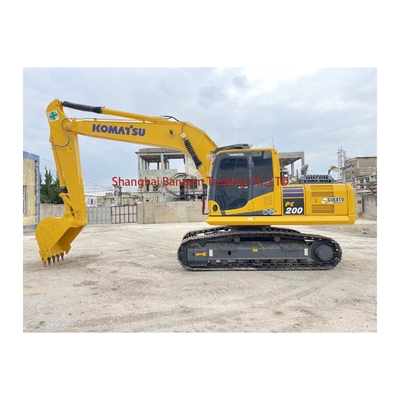 Excavadora de segunda mão Komatsu PC210LC-8 com bomba hidráulica original e desempenho