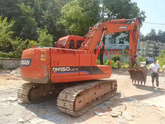 600 horas de trabalho Doosan DH150LC-7 Excavadora para projetos de construção de engenharia