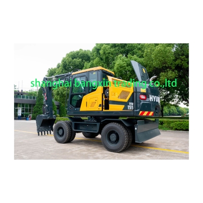 Excavadora usada Hyundai HW150 com capacidade de 0.7 balde a preços acessíveis e frete grátis