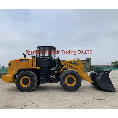 7 dias de entrega e carregador de rodas Liugong 855H 5t com outra bomba hidráulica