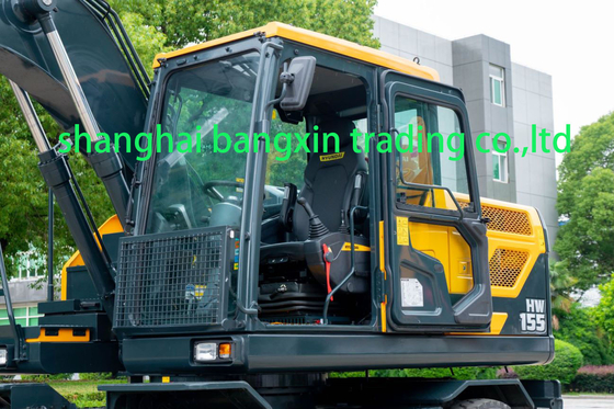 Excavadora usada Hyundai HW150 com capacidade de 0.7 balde a preços acessíveis e frete grátis