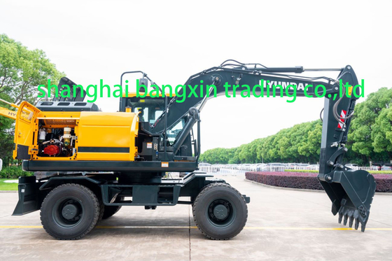 Excavadora usada Hyundai HW150 com capacidade de 0.7 balde a preços acessíveis e frete grátis