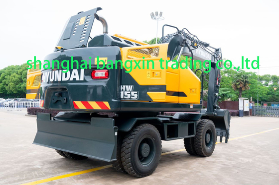 Excavadora usada Hyundai HW150 com capacidade de 0.7 balde a preços acessíveis e frete grátis