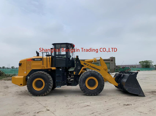 7 dias de entrega e carregador de rodas Liugong 855H 5t com outra bomba hidráulica
