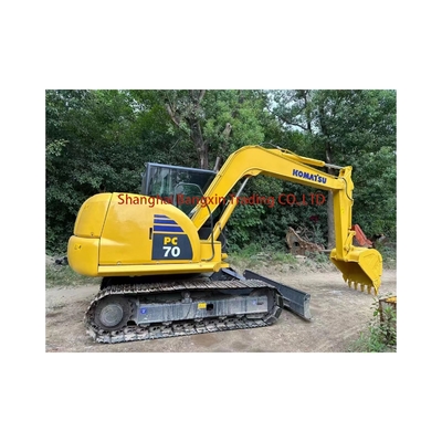Excavadora de rastreamento Komatsu PC70 usada com certificação EPA/CE e, na melhor das hipóteses,