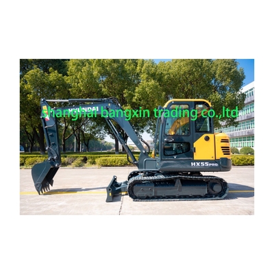Excavadora Hyundai HX55pro usada com 500 horas de trabalho e cilindro hidráulico original