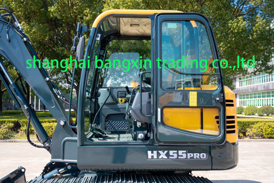 Excavadora Hyundai HX55pro usada com 500 horas de trabalho e cilindro hidráulico original