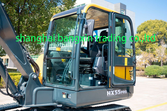 Excavadora Hyundai HX55pro usada com 500 horas de trabalho e cilindro hidráulico original