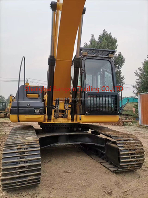 Excavadora de segunda mão Cat 320D com certificação EPA/CE e cilindro hidráulico original