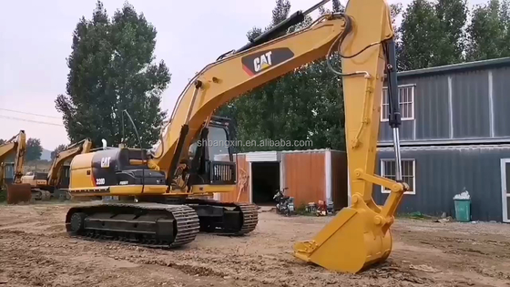 Excavadora de segunda mão Cat 320D com certificação EPA/CE e cilindro hidráulico original