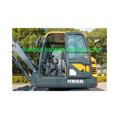 Aumente a sua produtividade com 90% de graus HW60 Mini Excavator e 0,34 Capacidade de Balde