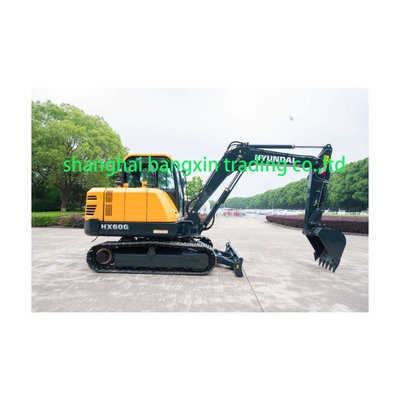 Excavadora mini Hyundai HX60G usada com certificação EPA/CE e todas as funções funcionando