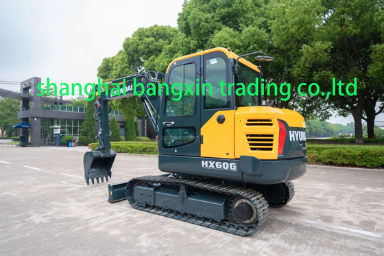Excavadora mini Hyundai HX60G usada com certificação EPA/CE e todas as funções funcionando
