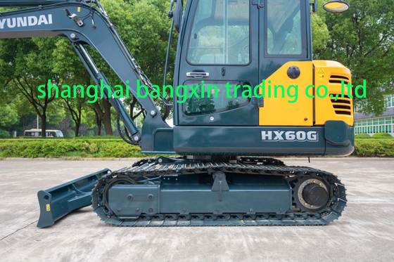 Excavadora mini Hyundai HX60G usada com certificação EPA/CE e todas as funções funcionando