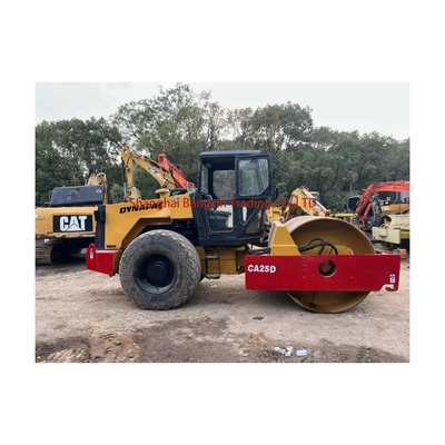 Compactor de rolos rodoviários Dynapac CA25D com 90% de grau e excelente desempenho de trabalho