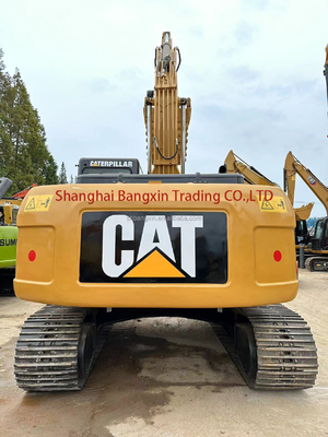 Excavadora usada Cat 320D2 com excelente desempenho de trabalho e bomba hidráulica original