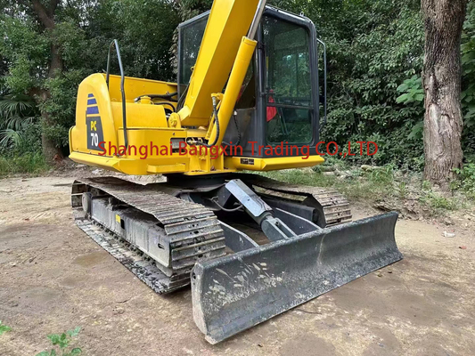 Excavadora de rastreamento Komatsu PC70 usada com válvula hidráulica original em 7000 KG