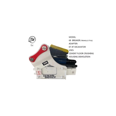 Modelo de produto Hammer Global Mini Excavator Bucket 68 Breaker Triangle Style para Excavators