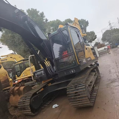 Excavadora global usada Volvo EC210D com todas as funções Peso normal de funcionamento 21 toneladas