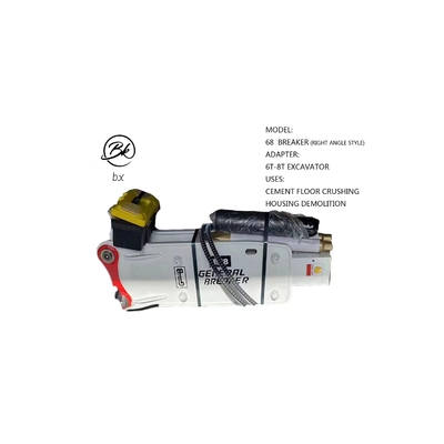 Mini Excavator Bucket 68 Breaker Estilo de Ângulo Direito para Global e 7 dias de entrega