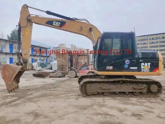 Bomba hidráulica original Máquina usada de gato 312D2 Excavadora de segunda mão com frete grátis
